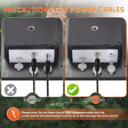 Solar Panel for Trail Camera, 6W Solar Kit Build-in 5000mAh Rechargeable Battery - Image 8