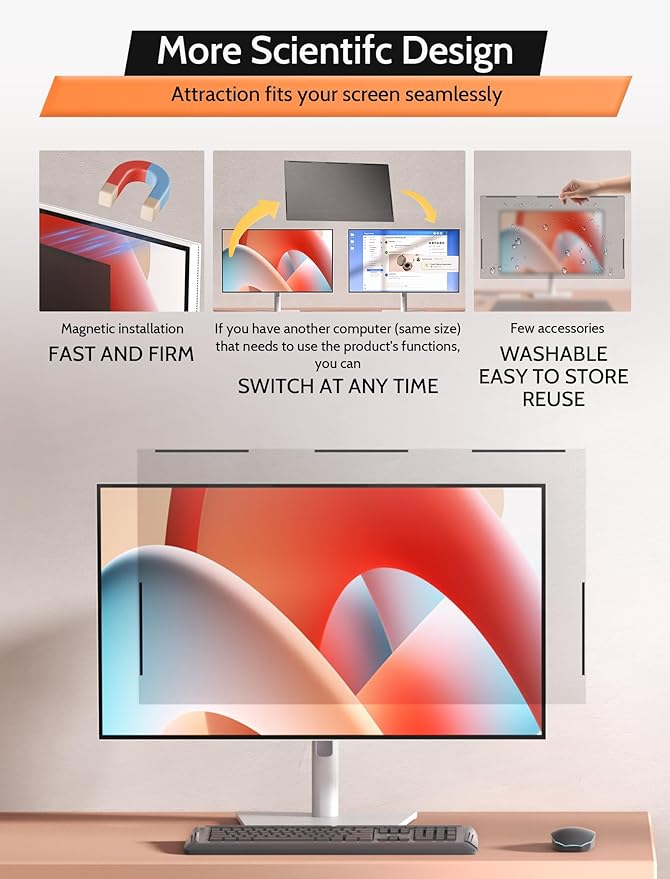 27 Inch 16:9 Magnetic Privacy Screen - Image 7
