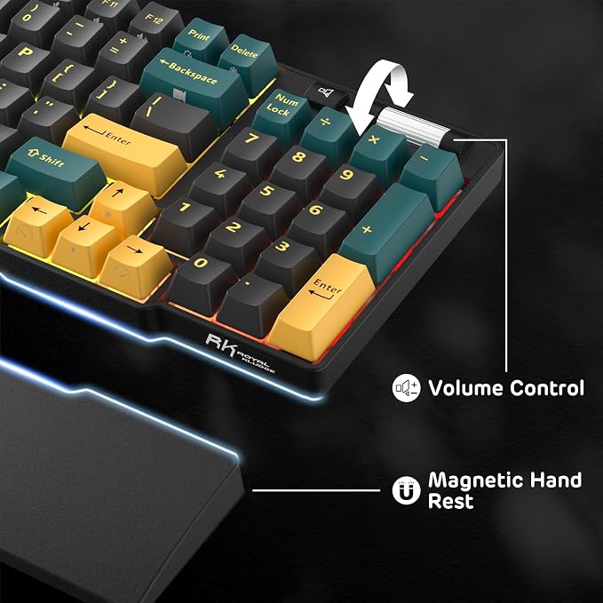 RK ROYAL KLUDGE RK96 RGB Limited Ed, 90% 96 Keys Wireless 3-Mode - Image 5