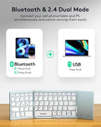 Samsers Multi-Device Foldable Bluetooth Keyboard - Image 2