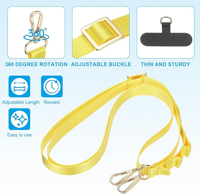 PATIKIL Universal Cell Phone Lanyard, Adjustable Crossbody Phone Strap - Image 3