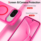 Magnetic for Google Pixel 9/Pixel 9 Pro Case, Shockproof Slim Translucent Matte - Image 3