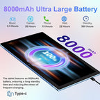 Android Tablet with Keyboard, 10 inch Android 14 Tablets 22GB+128GB, Octa-Core - Image 6