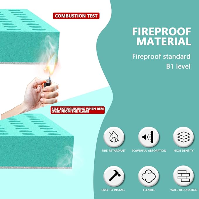 Sound proof foam panels for walls, let your life be free from noise disturbances - Image 4
