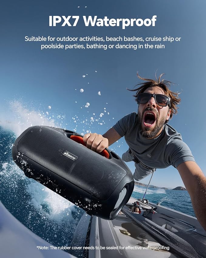 100W Bluetooth Speaker, Outdoor Wireless Boombox - Image 4