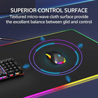 KTRIO RGB Large Gaming Mouse Pad Desk Mat, Superior Micro-Weave Cloth, Non-Slip - Image 3