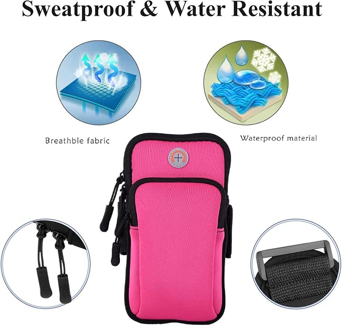 Armband Cell Phone Holder for Running Women, iPhone Armband 16 16e 15 14 13 12 - Image 5
