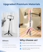 67‘’ Selfie Stick Tripod, Phone Tripod - Image 6