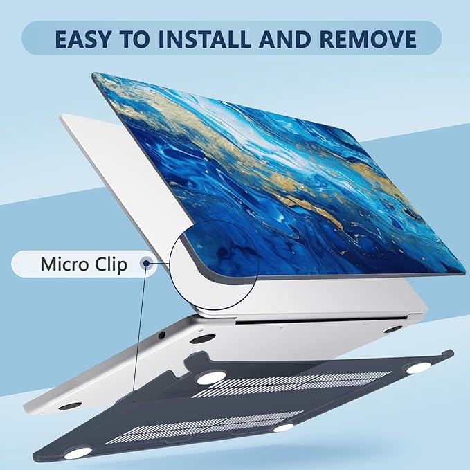 Compatible with MacBook Air 15 inch Case, M4 A3241/M3 A3114/M2 A2941, Hard Shell - Image 3