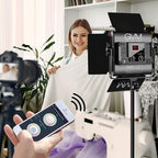 GVM 560 LED Video Light, Dimmable Bi-Color, 2 Packs Photography Lighting - Image 3