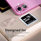 beuxece for 6 Pack iPhone 16 / iPhone 16 Plus Camera Lens Protector 9H Tempered - Image 2
