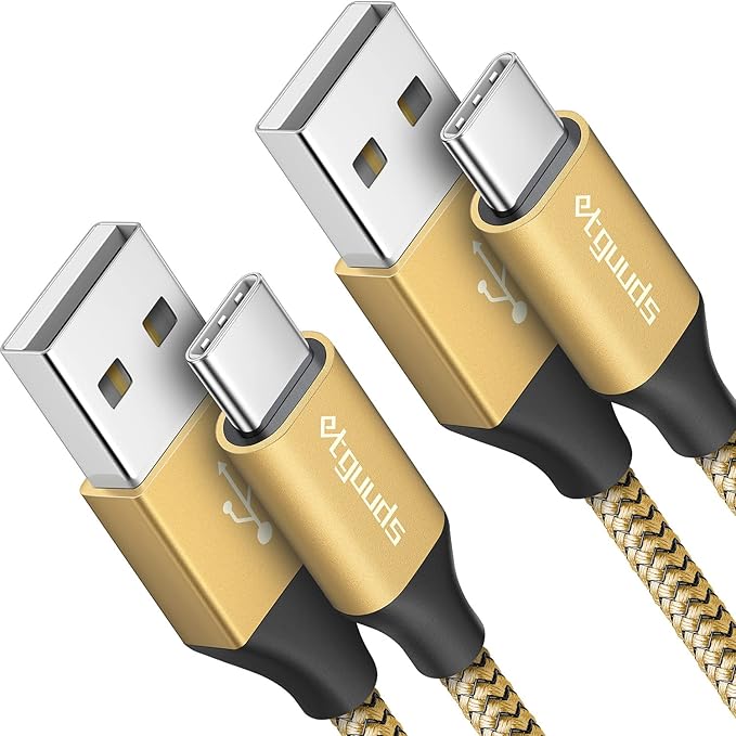 etguuds 6ft USB A to USB C Cable 3A Fast Charging, by etguuds