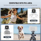 NEEWER LITETRIP LT07 61" Aluminum Travel Camera Tripod, Portable Stand - Image 6