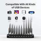 Unitek USB Charging Station, 10 USB Fast Ports Charge Docking Station and - Image 7