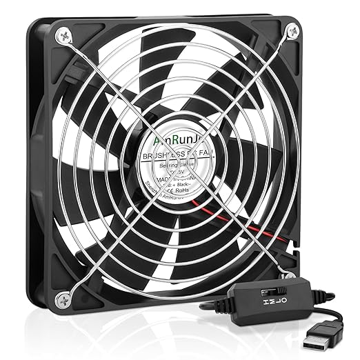 140mm x 25mm USB Computer Fan by AmRunJe-CalmDownYourDevice