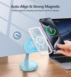 Magnetic Wireless Charger Stand 15W Fast Mag-Safe Charger - Image 6