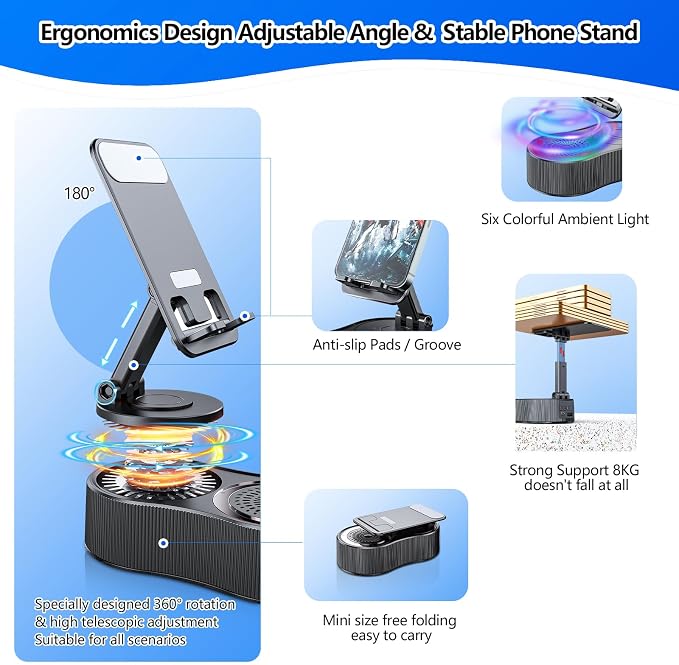 Gifts for Men Women, Cell Phone Stand - Image 4