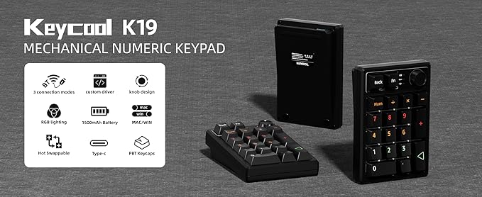 Gasket Creamy Mechanical Numpad Programmable Macro Keypad Wireless - Image 2