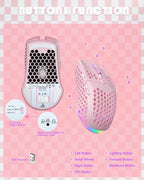 SM600 Pink Wireless Gaming Mouse - Image 5