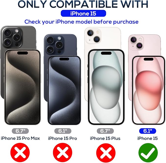 Screen Protector for iPhone 15, HD Clear, 9H Hardness, No Bubbles, Case Friendly - Image 2