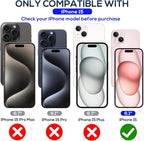 Screen Protector for iPhone 15, HD Clear, 9H Hardness, No Bubbles, Case Friendly - Image 2