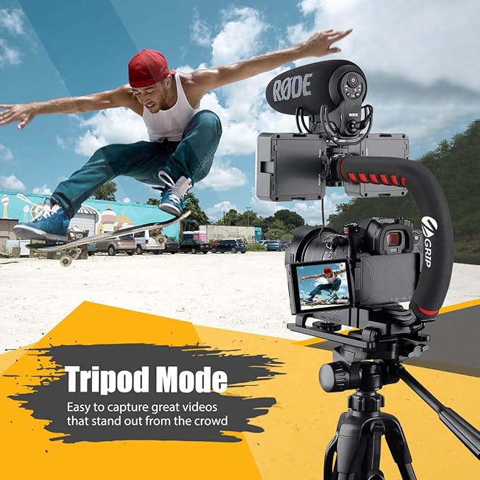 Zeadio Video Action Stabilizing Handle Grip Handheld Stabilizer - Image 3