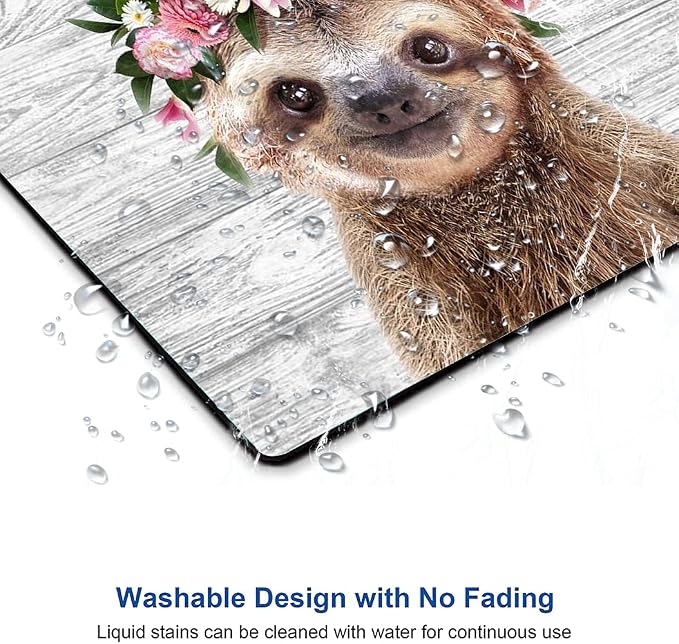 Hokafenle Mouse Pad, Cute Sloth - Image 5