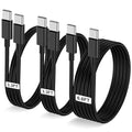 3-Pack Black 60W USB C to USB C Cable, Type C Fast Charging Cable by LOFPYE