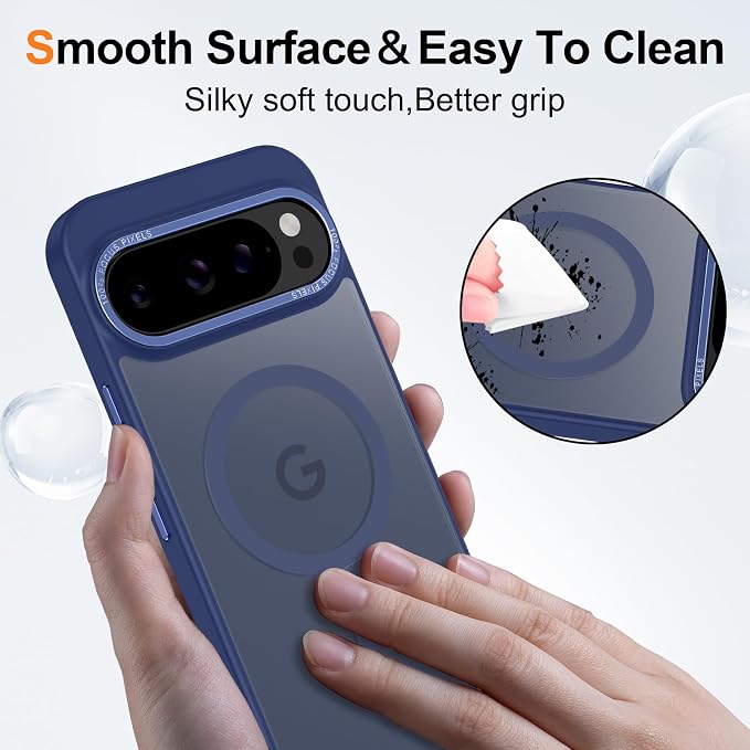 Magnetic for Google Pixel 10 Pro XL Case, Shockproof Slim Translucent Matte - Image 5