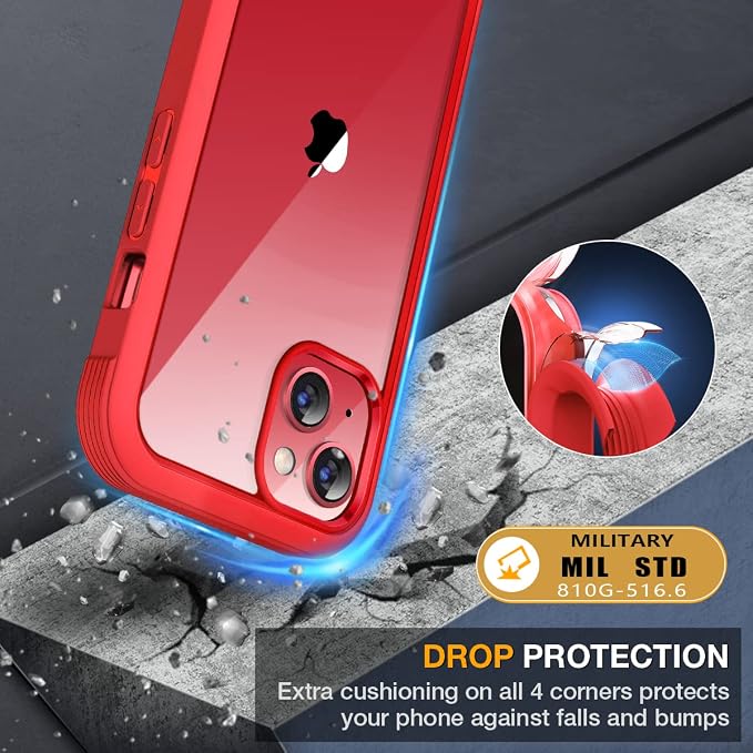 Miracase Compatible with iPhone 13 case 6.1 inch, 2021 Upgrade Full-Body Glass - Image 5