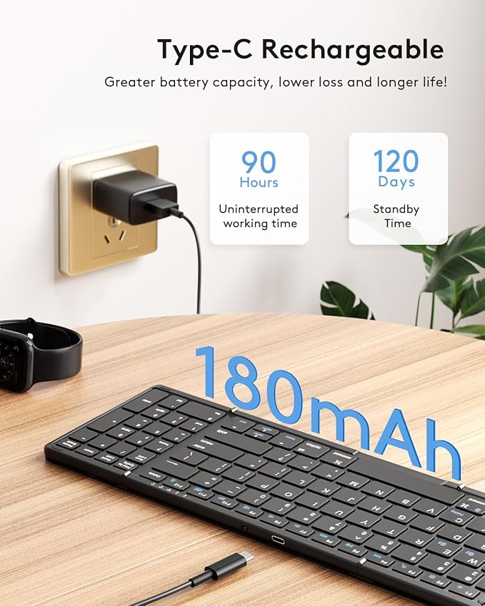 Samsers Foldable Bluetooth Keyboard - Image 5
