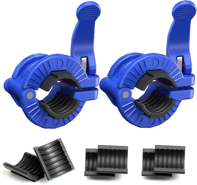 MAXRICH Barbell Clamp 1 inch Multiple Sizes & Adjustable Weight Clips by MAXRICH