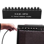 10 Channel Headphone Amplifier 1 In 10 Out Channel Stereo Distributor Headphone - Image 3