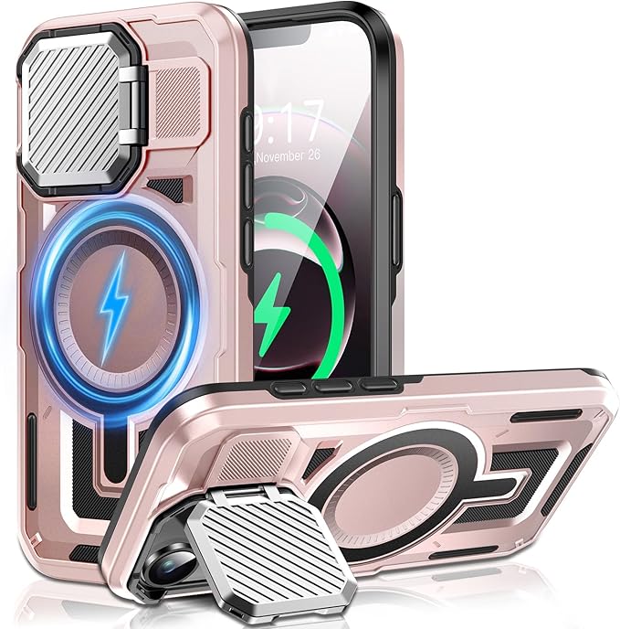 Camera Stand Case for iPhone 16E, 2024 Version Military Grade Protective Soft by Unknown