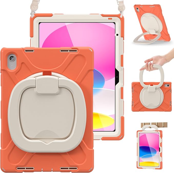 BRAECN Kids Case for iPad 11th/10th Generation 11”/10.9'' 2025/2022, Rugged by BRAECN