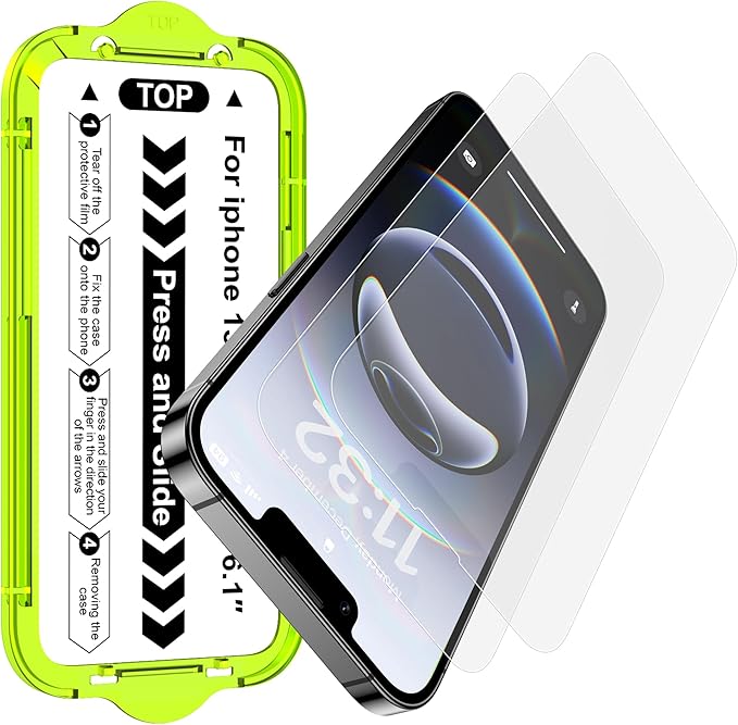 Esanik for iPhone 16e/14/13Pro/13 Matte Glass Screen Protector Anti-Glare & by Esanik