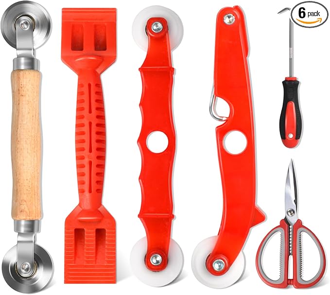 Screen Repair Tool, Window Roller, Spline Installer, 6 in 1 Window Installation by LYASILGC