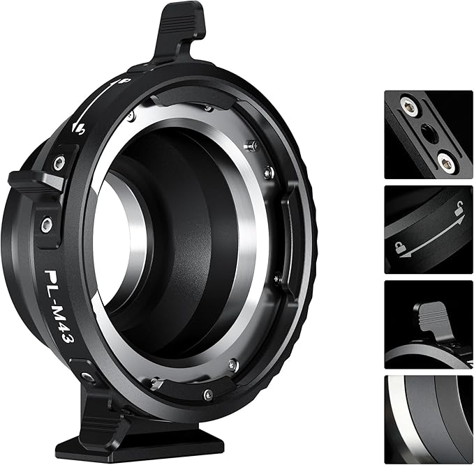 VILTROX PL-M43 Lens Adapter, Lens Converter Ring Camera Lens Mount Adapter Ring by ViltroxOfficial