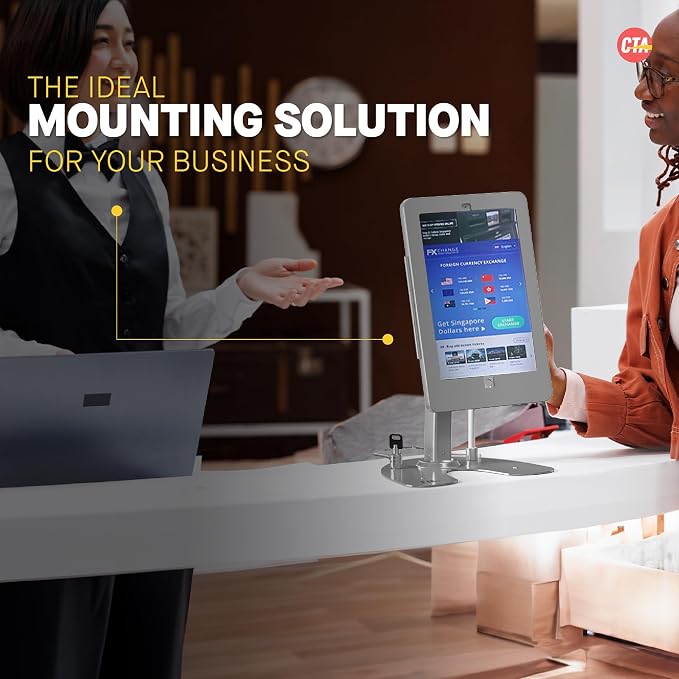 Dual Kiosk Stand – CTA Dual Security Kiosk Stand - Image 6