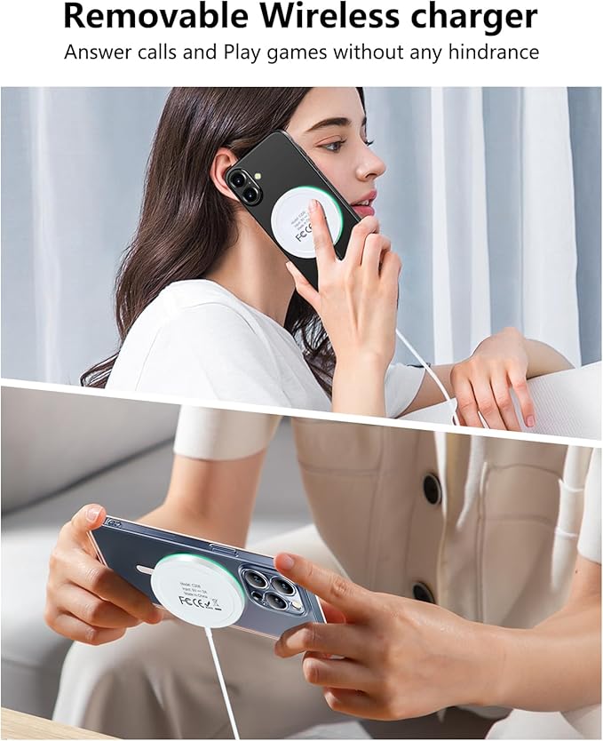 Magnetic Wireless Charger Stand Certified 15W Fast Mag-Safe Charger - Image 3