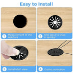 50 Pcs Cable Grommet, Snap Bushing 1/2" Mounting Diameter, Flexible - Image 6