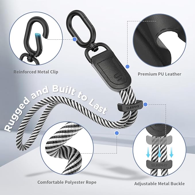 SURPHY Phone Wrist Strap, Keychain Wristlet, Phone Strap Charm - Image 3