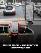 Wireless Car Charger, 15W Fast Charging Auto Clamping Car Charger Cell Phone - Image 6