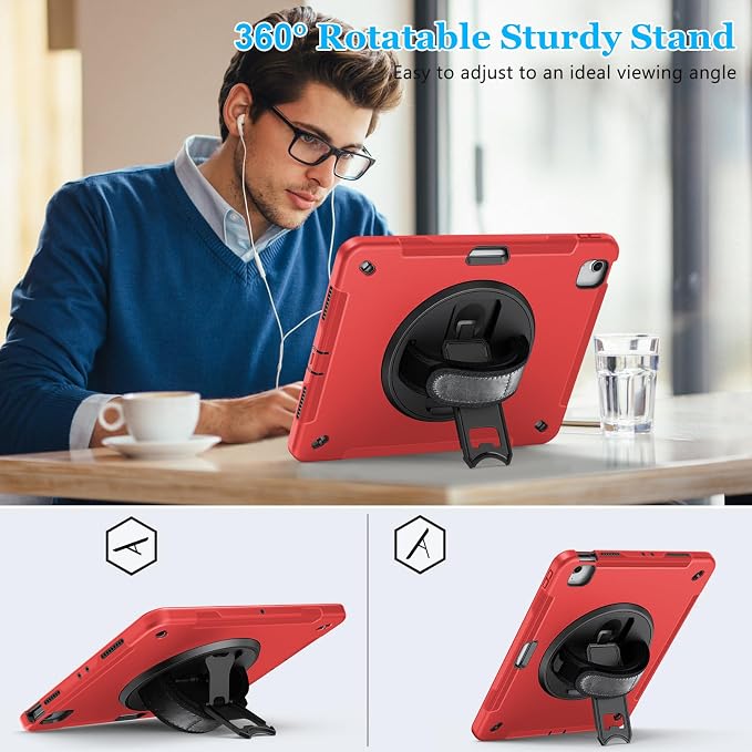 Case for iPad Air 13 Inch M3 2025 & M2 2024: Military Grade Cover for iPad Pro - Image 3