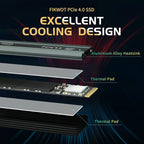 FN960 4TB M.2 2280 PCIe Gen4 x4 NVMe 1.4 Internal Solid State Drive - Image 4