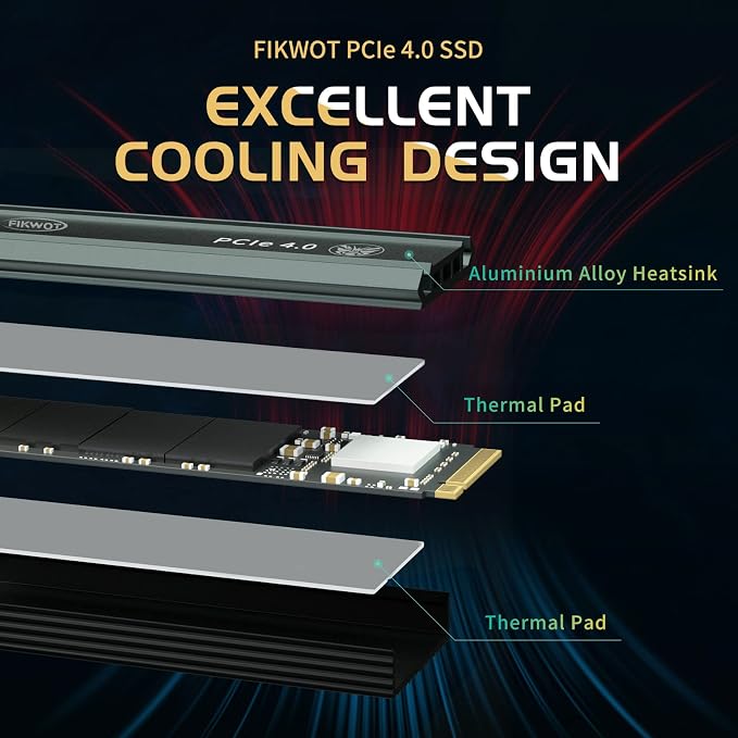 FN960 2TB M.2 2280 PCIe Gen4 x4 NVMe 1.4 Internal Solid State Drive - Image 4