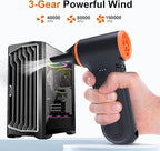 X117 Compressed Air Duster-150000RPM Super Power Electric Air Duster, 3-Gear - Image 4