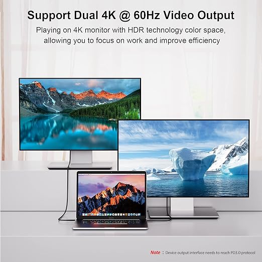 CableCreation USB 4 Cable for Thunderbolt 4/3, 2.6FT 40Gbps 100W USB C Cable - Image 3