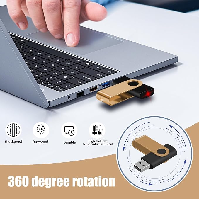 EASTBULL 1GB USB Flash Drive Bulk Thumb Drives 100 Pack - Image 7