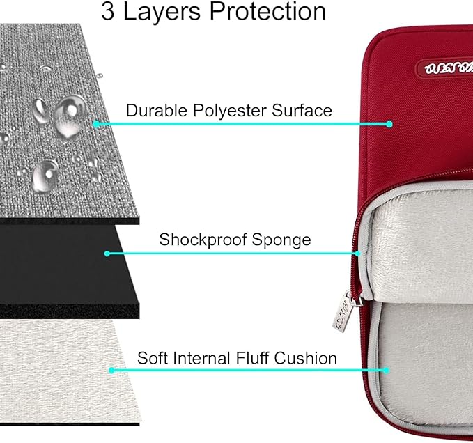 MOSISO Laptop Case 13.3 inch, 13-13.3 inch Laptop Sleeve Compatible - Image 3